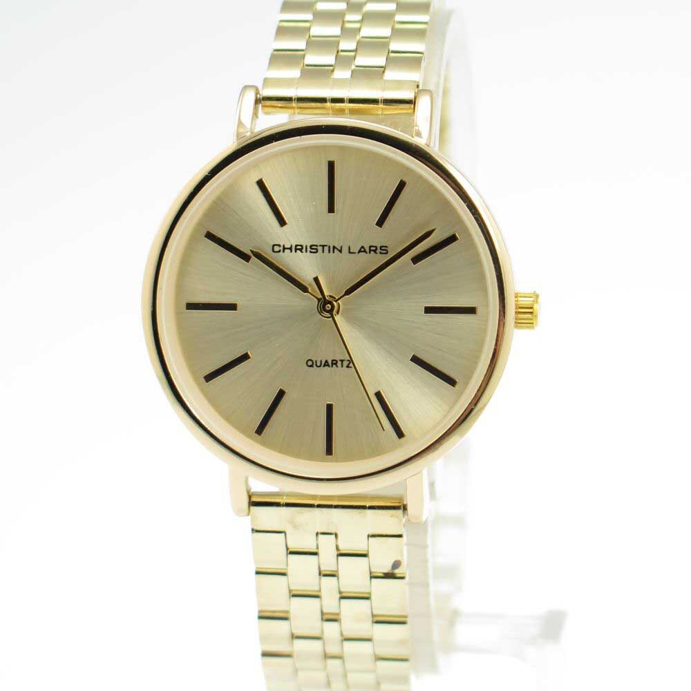 Christin Lars Ladies Bracelet Watch Gold Bilco Direct