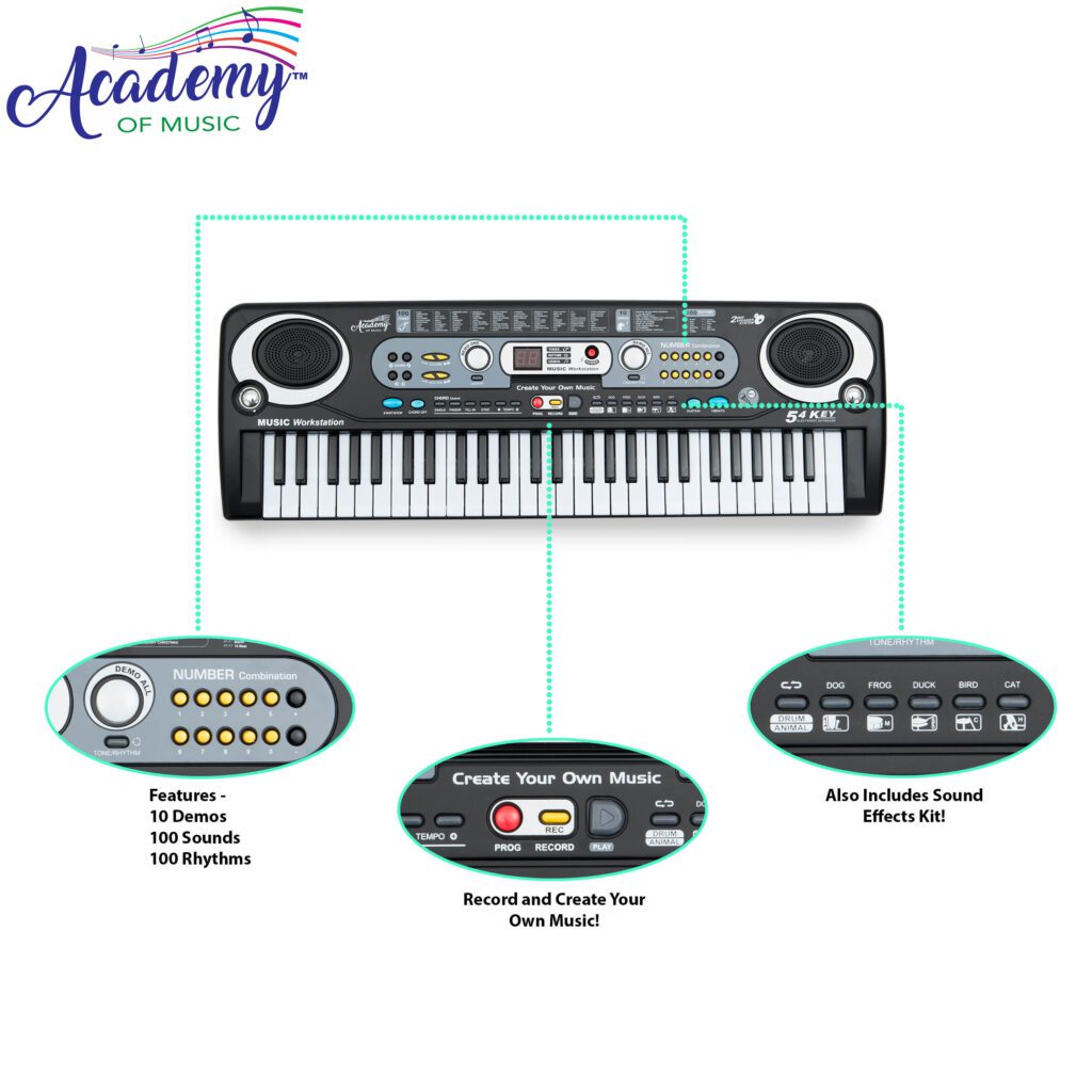 54 Keys Keyboard - Bilco Direct